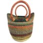 African woven basket