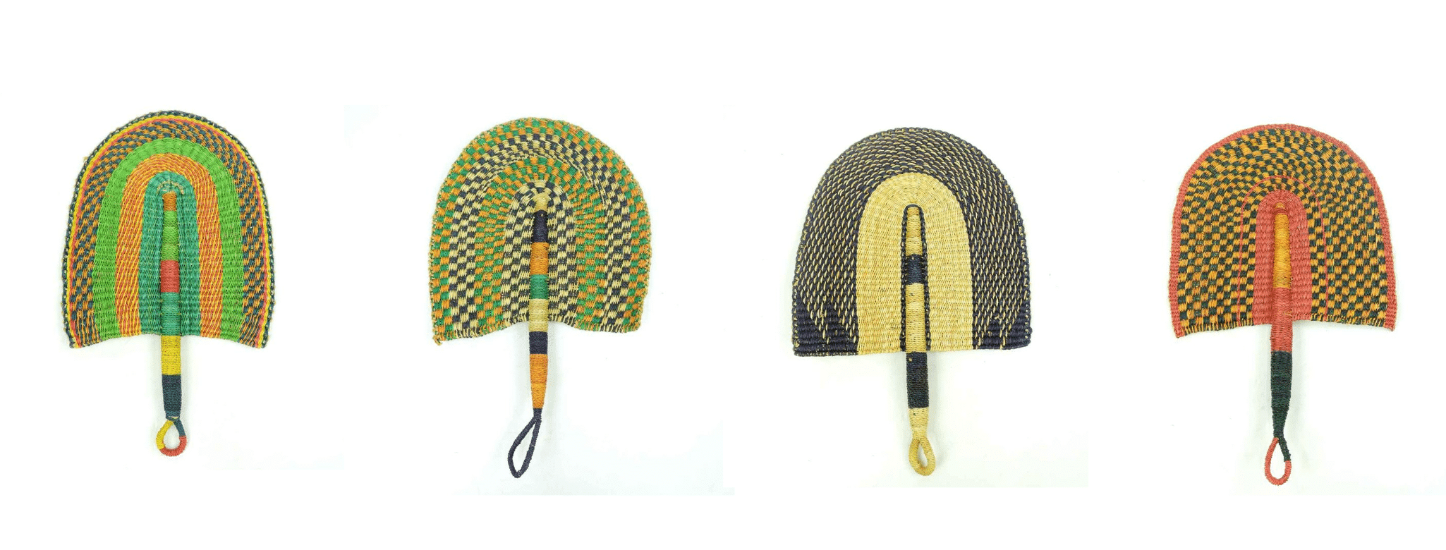Our Bolga Fans are hand-woven from the elephant grass in Ghana, West Africa.