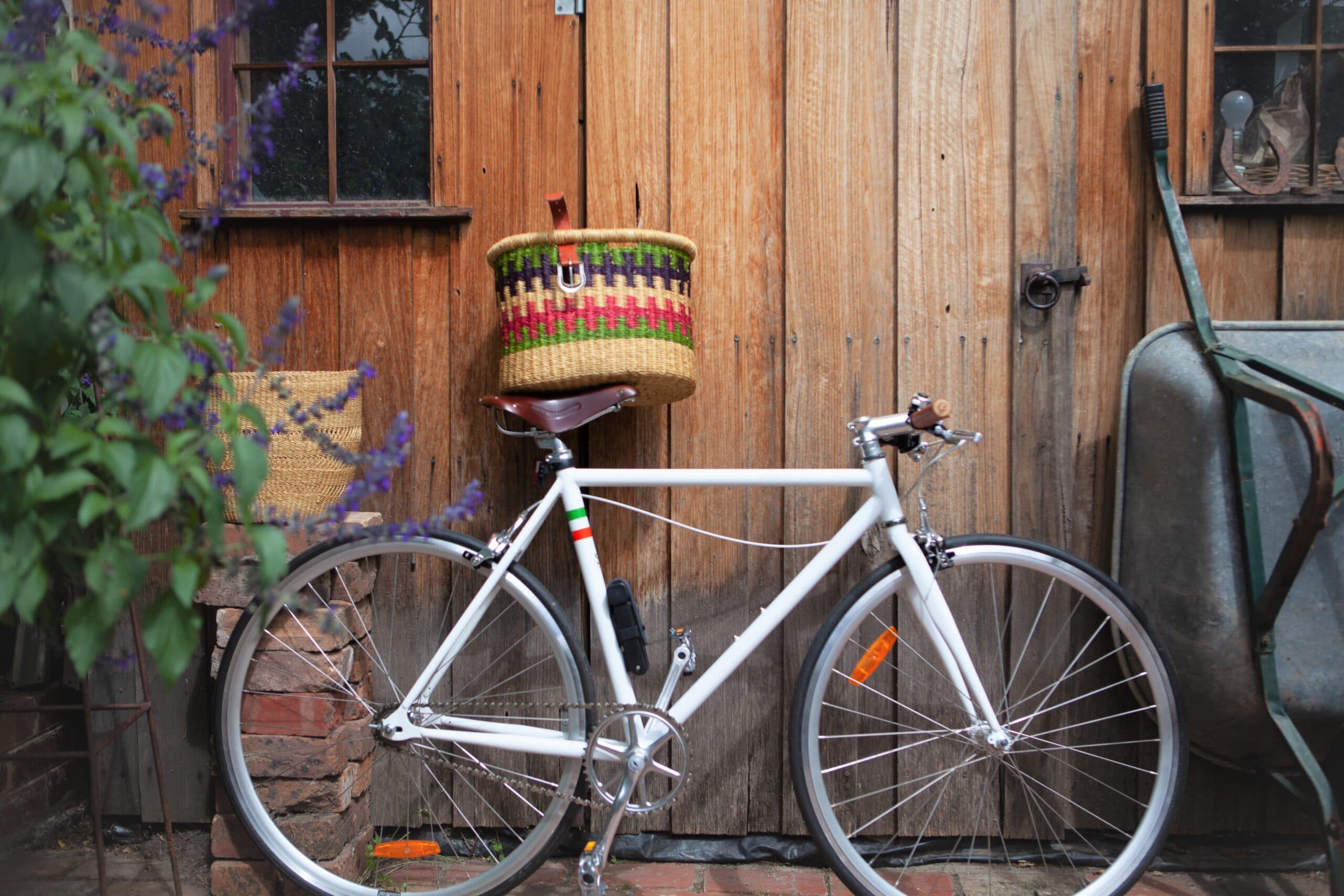 handmade bicycle bolga baskets