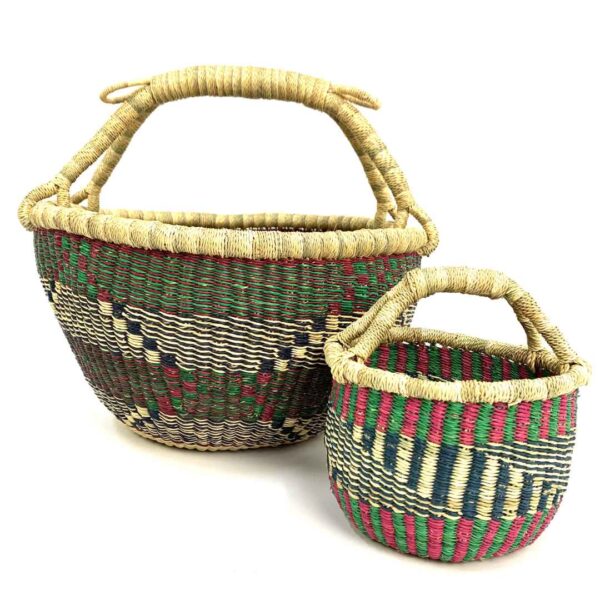 colourful basket pack ghana