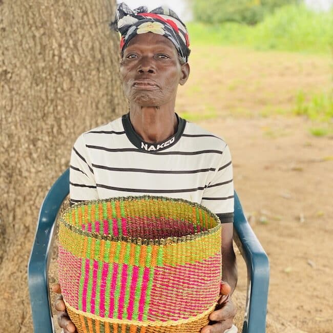 weaver of bolga basket