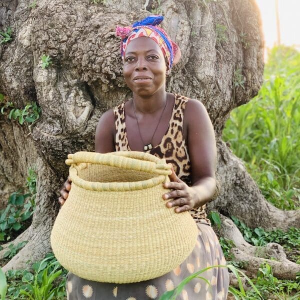 african bolga basket weaver