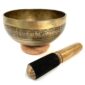 decorated hand hammered singing bowl