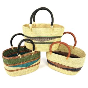 whicker grass basket from Africa