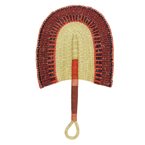 These Bolga fans are hand-woven from Elephant Grass in the northern Ghana township of Bolgatanga. They are super stylish and practical