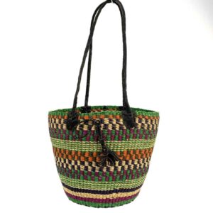 Bolga Bag Handmade Woven Elephant Grass