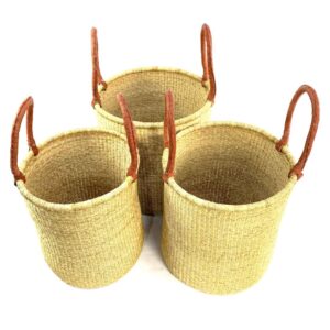 natural laundry basket set