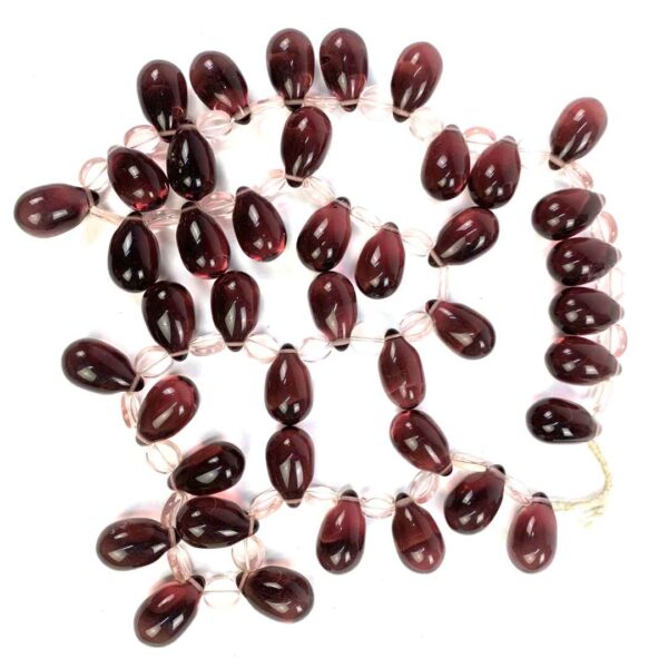 dark red African Beads