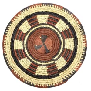 African Burkina round placemat platter tableware