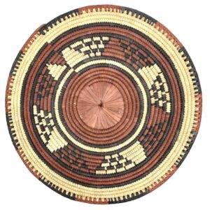 African Burkina Grass Handwoven Placemat Platter Kitchenware Tableware
