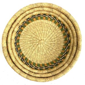 African Woven Bolga Platter ​Decorative
