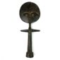 African Ghana Ashanti Hand Carved Wooden Traditional Fertility Doll Statue