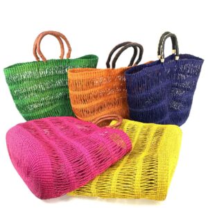 Woven tote bags
