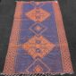 African Ghana Hand Woven Recycled Plastic Colourful Reversable Mat Floor Cover