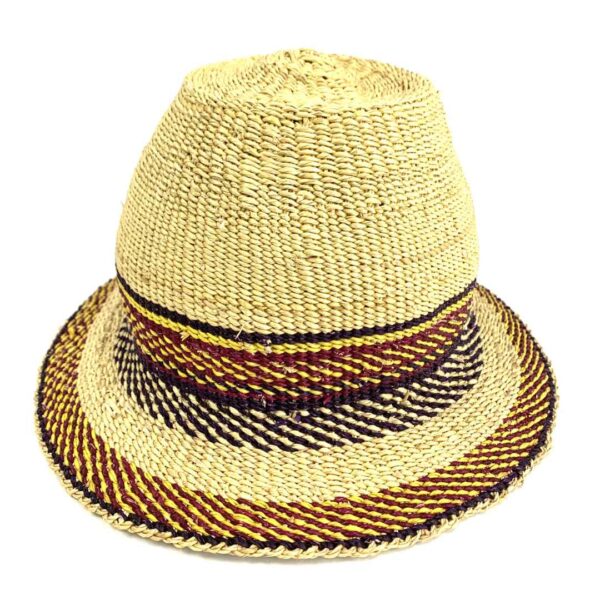 Woven Bolga hat direct from Bolgatanga
