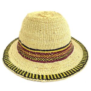 Woven Bolga hat direct from Bolgatanga