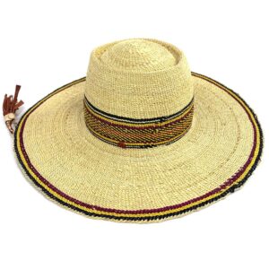 handmade wide brim straw hat