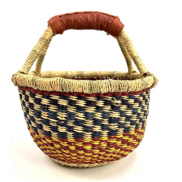 small handwoven basket