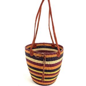 handmade woven african bag