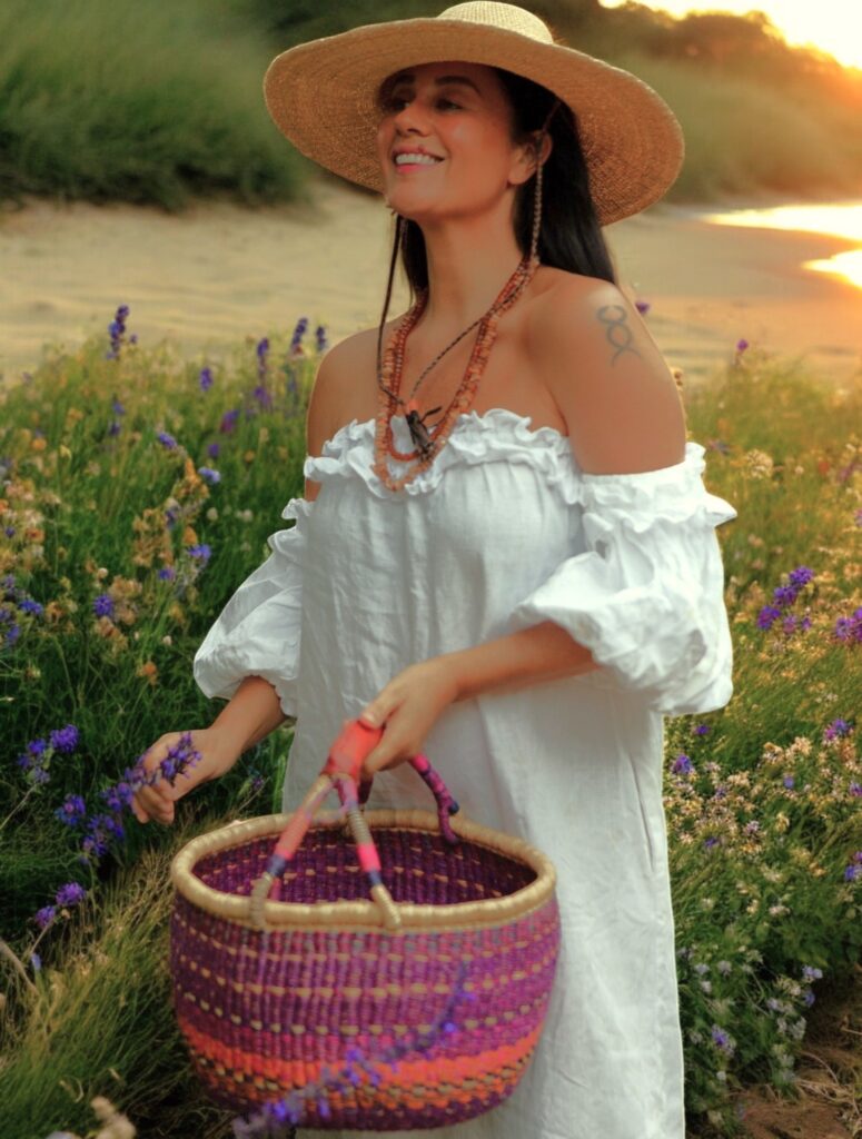 venture outdoors with woven baskets 