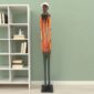 African wooden statue handcarved with precision and cultural significance.