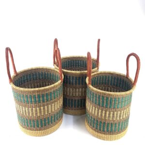 african handmade laundry basket