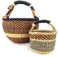 Two woven baskets