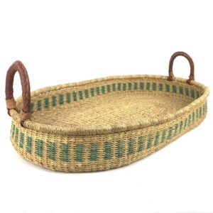 Woven baby change basket