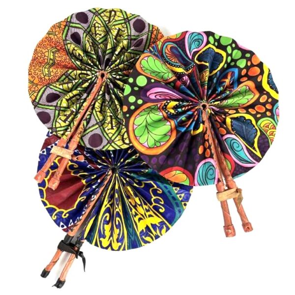 African fabric fans