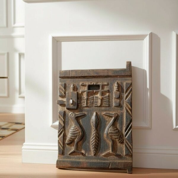 Wooden-handcarved-door-african-decor