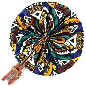 african fabric fan