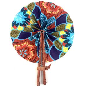 african fabric fan