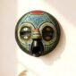 West African art and wall decoration mask colourful