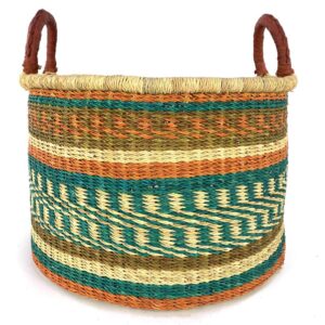 woven hamper basket