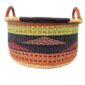 Natural Bolga basket displayed as a stylish home storage piece.