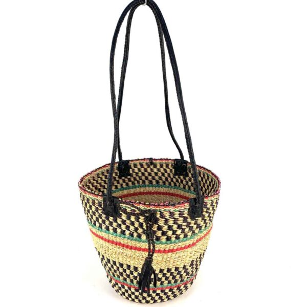 woven african handbag