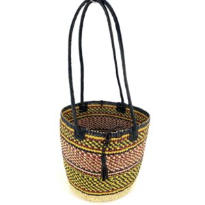 woven african handbag