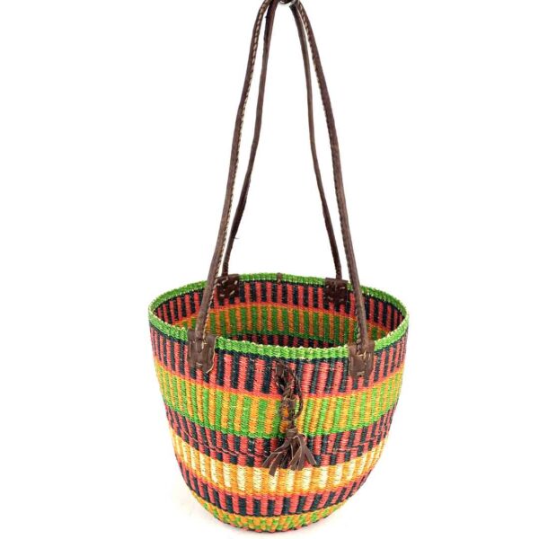 woven african handbag