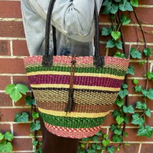 Bolga shoulder bag daily companion.