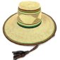 Patterned high top hat, woven in ghana from elephant grass