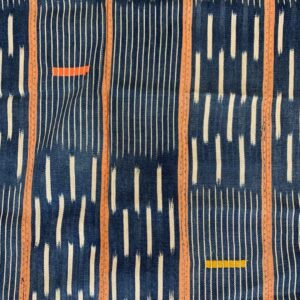Indigo-cloth-InC-M-238-cloud (2) Handwoven textile with richly tonal indigo.