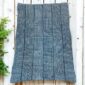 Sustainable blue fabric with rich plant-based dye.