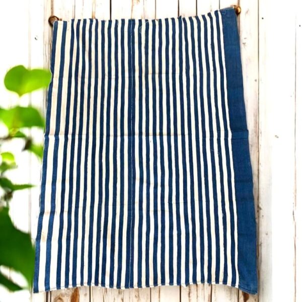 Indigo-cloth-InC-M-254-simz (1) Natural blue cloth with softly shifting dye patterns.
