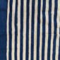 Handwoven indigo textile featuring organic, unique hues.