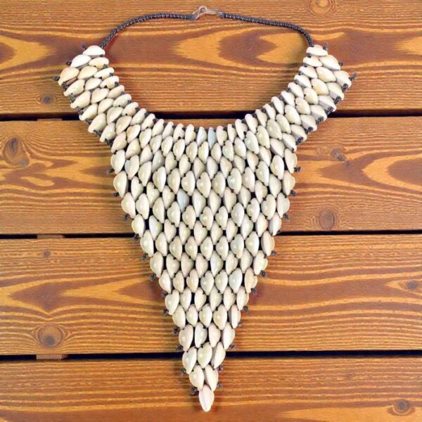 cowrie necklace from mali