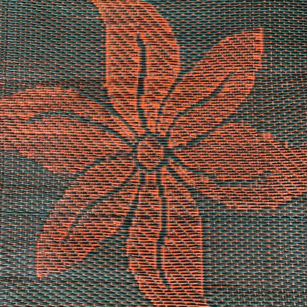 African Mat Pattern African Mats Handwoven in Ivory Coast | Bashiri