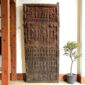 dogon door with carvings fro Mali
