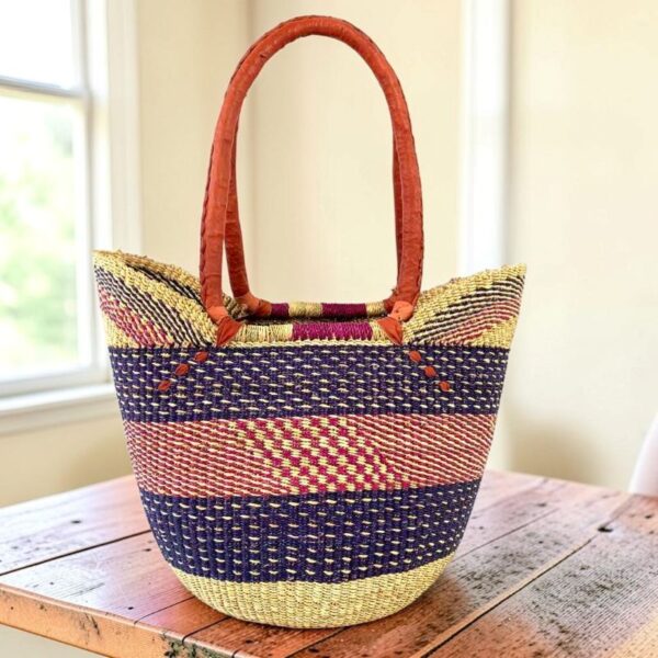 Market-Basket-LH-262-whitecrest (1) african handmade long handle market basket with leather handles