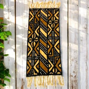 Crafted cotton mudcloth with timeless aesthetic.