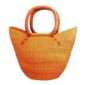 woven orange basket